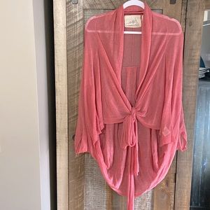 ANTHROPOLOGIE sheer wrap